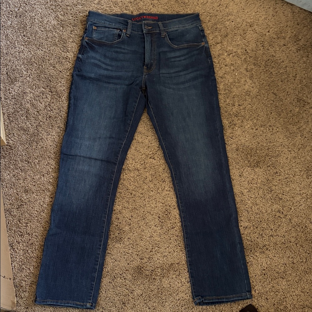 Lucky Brand Men's Dark Blue Slim Jeans